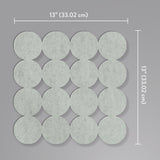 Modern Circles Acoustical Wallcovering